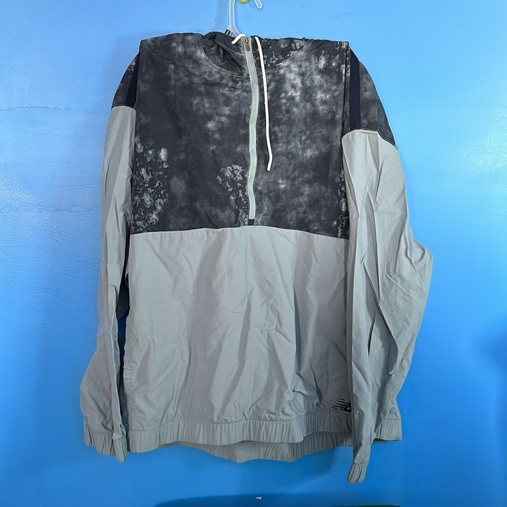 New Balance Retro Hoodie & Shorts Set Tie Dye Dark/Light Blue Size 2XL Men's
